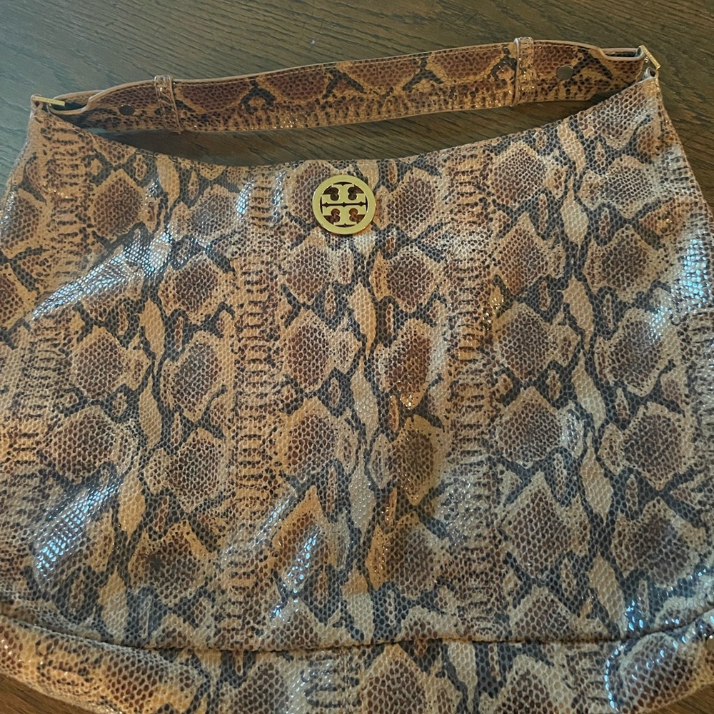 Snakeskin handbag